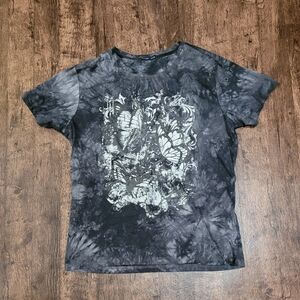 Romwe Men's XL Graphic Short Sleeve Butterfly Print T-Shirt